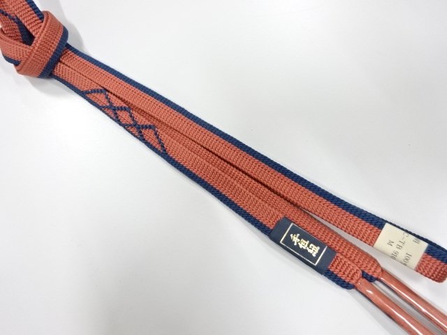 未使用品　正絹　手組帯締め